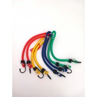 KOMPLEKTS 4 gab. ELASTĪGĀS "SPIDER" SIKSNAS "BUNGEE" 60cm