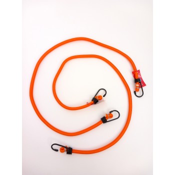 KOMPLEKTS 2 gab. ELASTĪGĀ SIKSNA "BUNGEE" 100cm