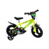 Bērnu velosipēds Bimbo Bike 12'' ''GALAXY'', melns/ neona zaļš