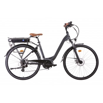 Elektriskais velosipēds URBAN 600, izmērs 28", pelēks