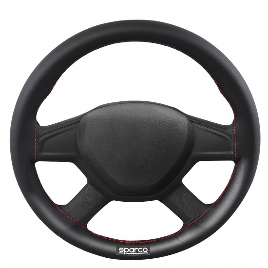 Sparco Stūres pārvalks, melns