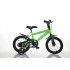 Bērnu velosipēds Bimbo Bike 16'' ''COSMOS'', melns/zaļš