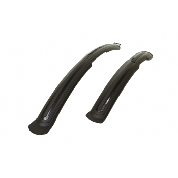 Dubļusargu komplekts "CITY", rata izmērs: 26 collas, melns