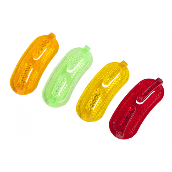 Velosipēdu riteņu dekors - atstarotāji 