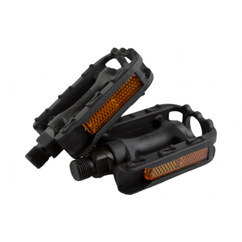 Velosipēda pedāļi "HAPPY FEET", 2gab, bērnu, melni