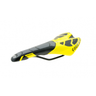 Sporta velosipēda sēdeklis "WHIM", melns/dzeltens