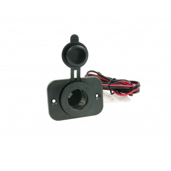 12/24V ūdensizturīgs vienas kontaktligzdas spraudnis "NEW-SOCKET"