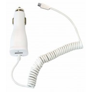 Auto lādētājs 2,1 AMP + uzlādes kabelis "MICRO-BULLET"