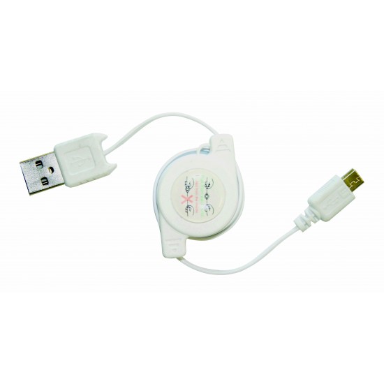 Uzlādes un datu kabelis ar mikro USB 