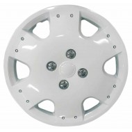 Dekoratīvo disku uzliku komplekts "WHITE MALLORCA", 14'', 4 gab