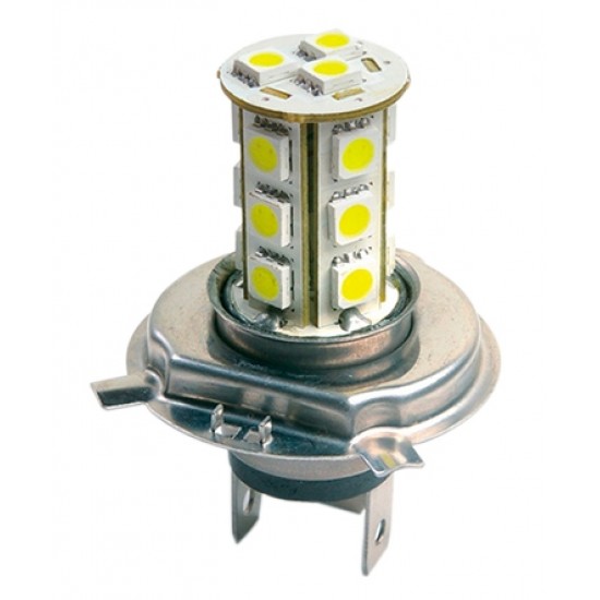 LED spuldze, 1 gab, H4 12V 60/55W P43T, 18SMD
