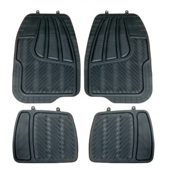 PVC paklāju komplekts ''STRONG RAIN'', melns