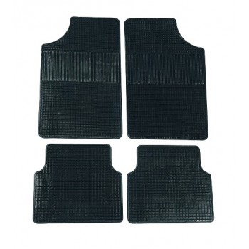 Gumijas paklāju komplekts ''BINGO'', melns