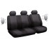 Auto sēdekļu pārvalku komplekts "COMFORT TRIS", melns