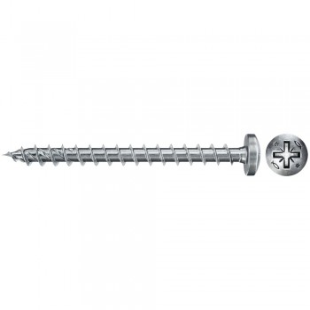 Koka skrūves ar noapaļotu galvu FPF II PZF 4,0x40, Fischer, 200 gab.