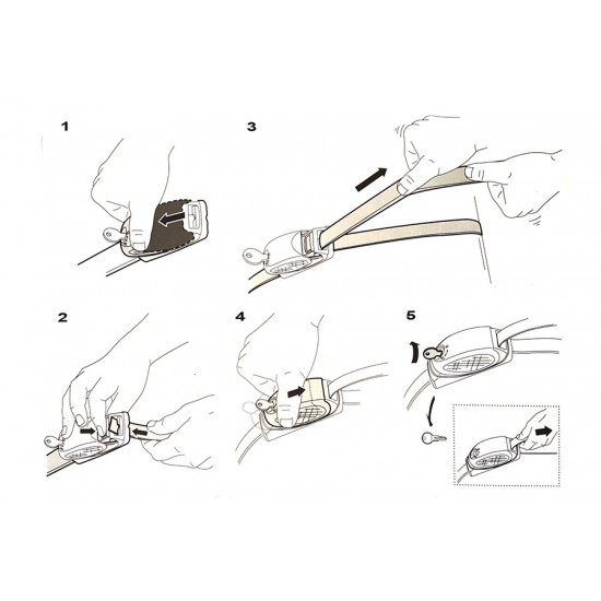 THULE Professional piederumi Siksnas 400cm ar atslēgu | 841000
