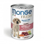 Monge Dog Fresh Puppy Chunks in Loaf Veal with Vegetables 400 g