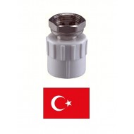 PPR pāreja ar saskrūvi IV 922 (pelēka), 25X1/2F