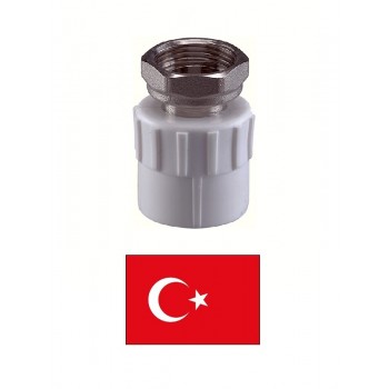 PPR pāreja ar saskrūvi IV 922 (pelēka), 25X1/2F