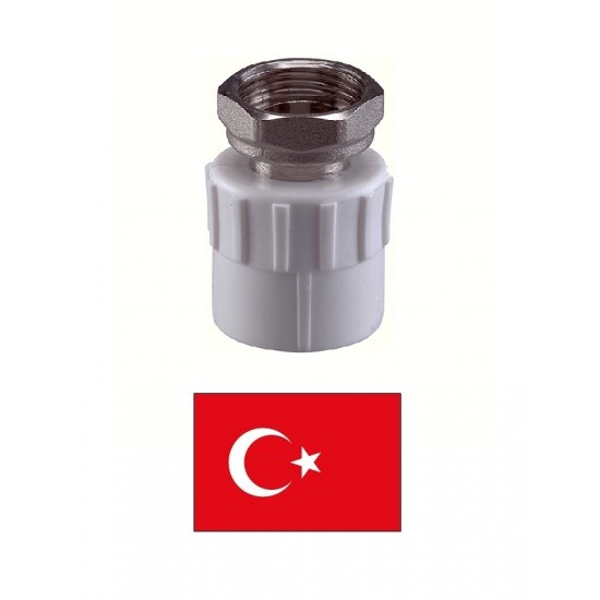 PPR pāreja ar saskrūvi IV 922 (pelēka), 25X1/2F