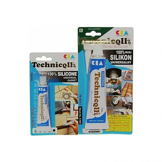 Technicqll silikona hermētiķis balts, 20ml