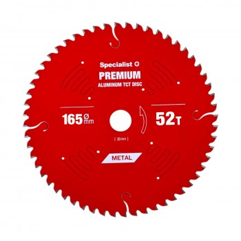 Griešanas disks 165x52Tx20mm, Aluminium PREMIUM, SPECIALIST+