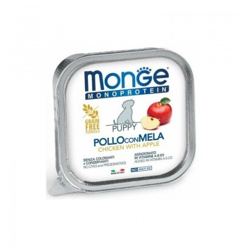 Monge Dog Monoprotein Fruits Puppy Pate Chicken with Apple 150 g
