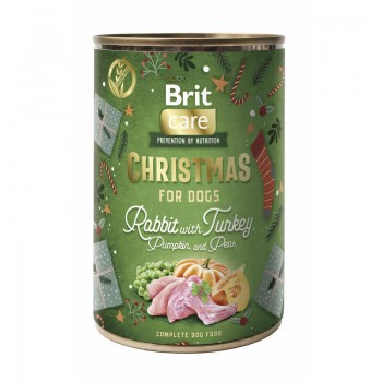 Brit Care Dog Christmas trusis ar tītaru 400 g