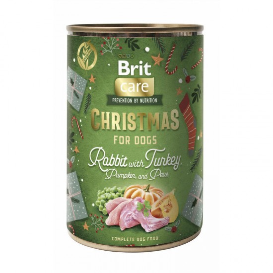 Brit Care Dog Christmas trusis ar tītaru 400 g