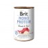 BRIT CARE wet Mono Protein Lamb & Rise 400 g - konservi suņiem