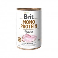 BRIT CARE wet Mono Protein Rabbit 400 g konservi suņiem