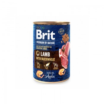 Brit Premium by Nature wet Lamb with Buckwheat 400 g mitrā barība suņiem