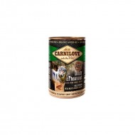 Carnilove Wild Meat Duck & Pheasant 400 g konservi suņiem