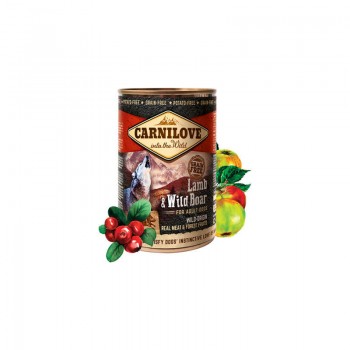 Carnilove Wild Meat Lamb & Wild Boar 400 g konservi suņiem