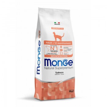Monge Cat Adult Monoprotein Salmon 10 kg