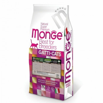 Monge Cat Breeder BWild Grain Free Large Breed All Life Stage Buffalo with Potatoes and Lentils 10 kg