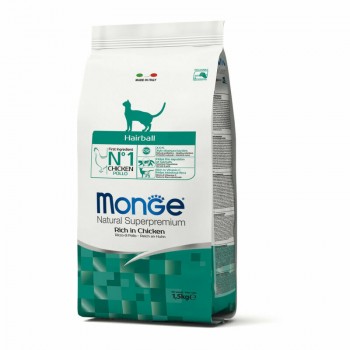 Monge Cat Hairball Rich in Chicken 1,5 kg
