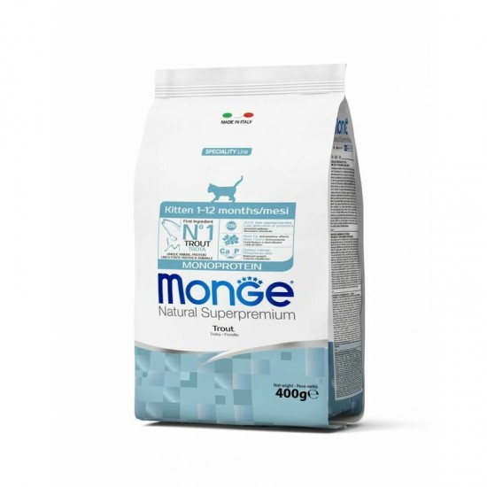 Monge Cat Kitten Monoprotein Trout 0,4 kg