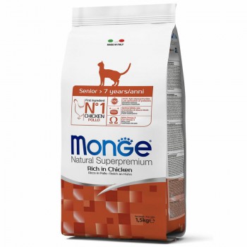 Monge Cat Senior Rich in Chicken 1,5 kg