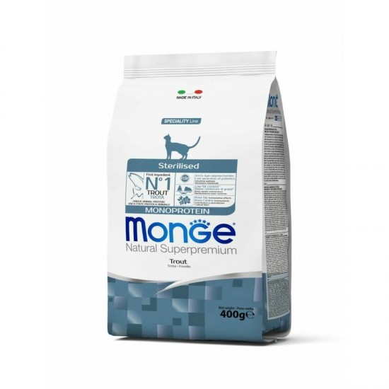 Monge Cat Sterilised Monoprotein Trout 0,4 kg