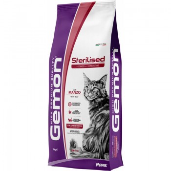 Gemon Cat Sterilised with Beef 2 kg