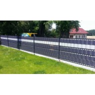 Žoga lamile MIKKO Economy 3500x19cm (450 g/m2) RAL7016, tumši pelēka + 28 gab. turētāji