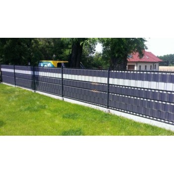 Žoga lamile MIKKO Economy 3500x19cm (450 g/m2) RAL7016, tumši pelēka + 28 gab. turētāji