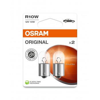 OSRAM ORIGINAL 12V R10W 10W 12V BA15S 2 gb
