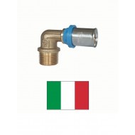 Līkums,presējams 3/4āx20 7235,misiņš, 3/4X20