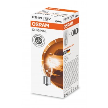 OSRAM ORIGINAL 12V P21W 21W 12V BA15S