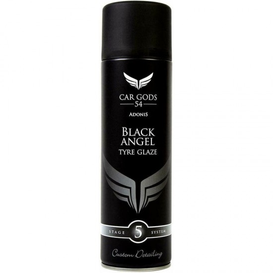 Car Gods melns riepu spīdums aerosolā, 500ml