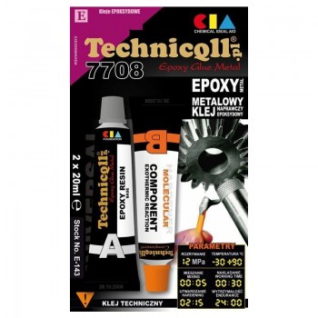 Divkomponentu epoksīdlīme metālam 2x20ml