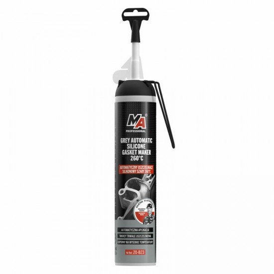 Moje Auto Professional pelēks hermētiķis spec. kārtridžā +260°C, 200ml