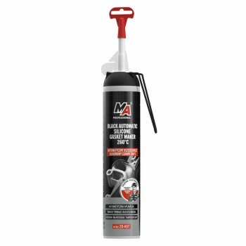 Moje Auto Professional melns hermētiķis spec. kārtridžā +260°C, 200ml